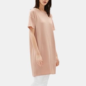 EILEEN FISHER tencel Stretch Rib NWT $198 retail dune bateau dress